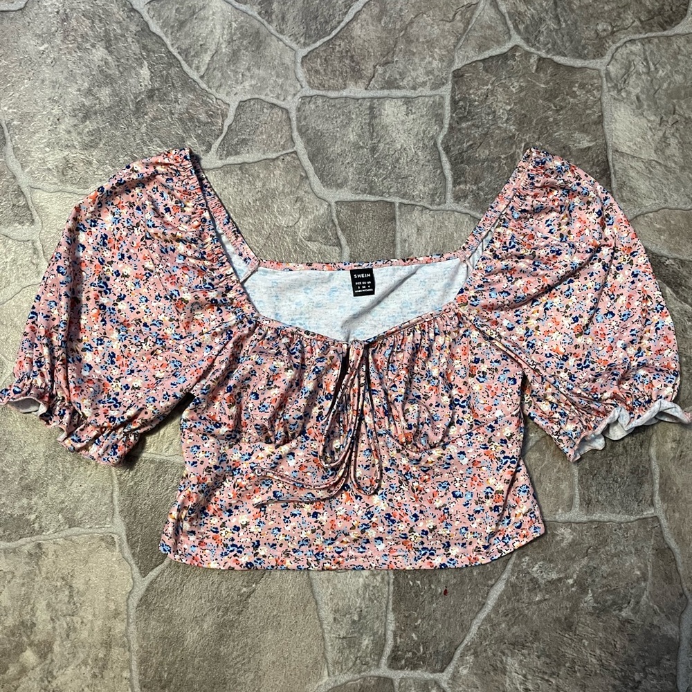Floral crop top
